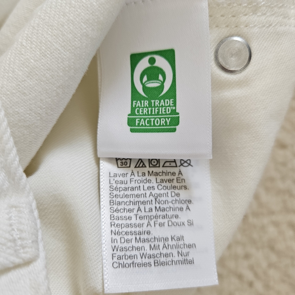 J. Crew White Denim Long Maxi Skirt NWOT - Picture 3 of 8